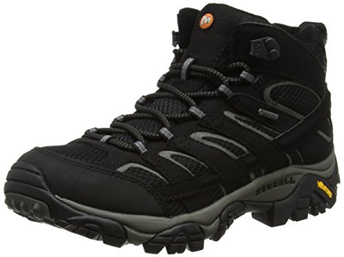 Fashion Merrell Moab 2 Mid GTX, Botas de Senderismo para Hombre, Negro