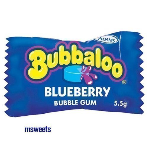 Places Bubbaloo Arándano Chicle Bomba 60 En Una Caja