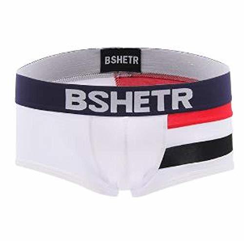 Place HaodngCalzoncillos Boxer para Hombre Poliéster Calzoncillos Sexy Calzoncillos para Hombre Ropa Interior