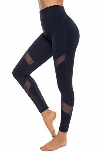 Place FITTOO Legging de Sport Femme Pantalon Yoga Collant Tulle Sexy Taille Haute