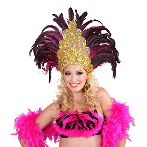 Place NET TOYS Tocado de Plumas Río Samba Brasil Burlesque Diadema Accesorios Traje