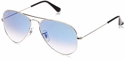 Fashion Ray-Ban Aviator Large Metal, Gafas de sol para Hombre, Plateado