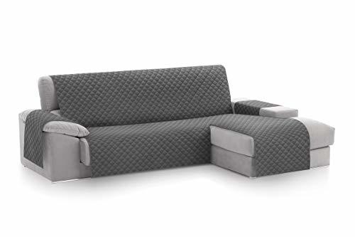 Product textil-home Funda Cubre Sofá Chaise Longue Malu, Protector para Sofás Acolchado Brazo