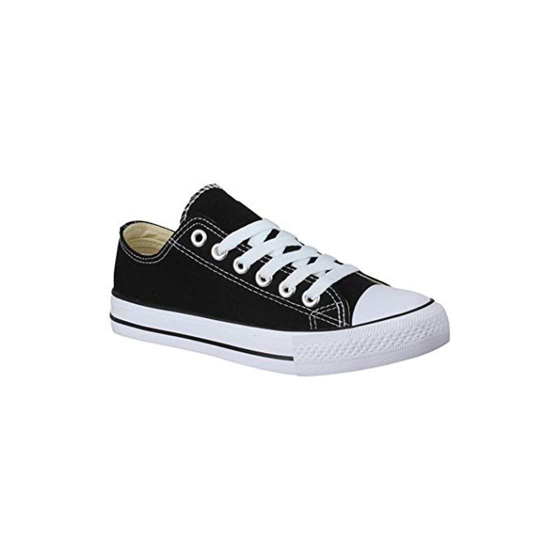 Producto Elara Zapatilla de Deporte Unisex Low Top Textil Chunkyrayan Negro YD3230