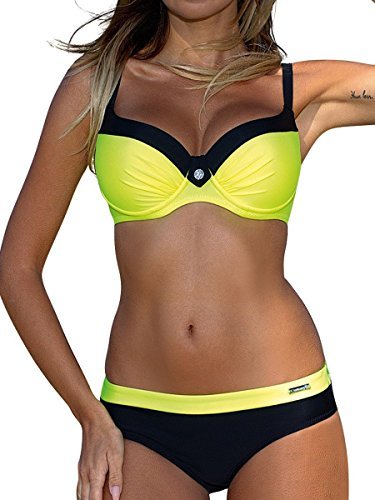 Fashion Yuson Girl Tops de Bikini Mujer Push-up Trajes de baño Dos Piezas