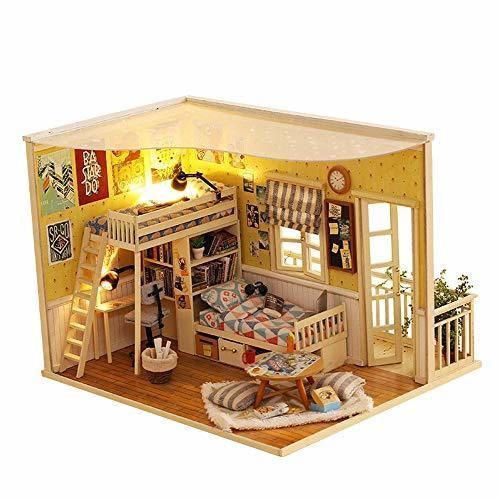 DIY casa de muñecas Casa de muñecas en miniatura Muebles DIY Habitación