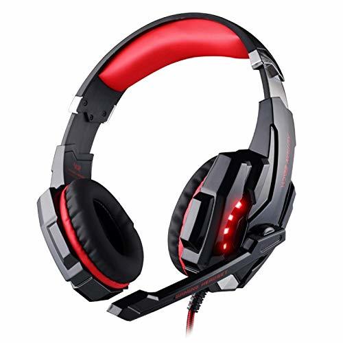 Lugar Casque Gamers, KOTION Pro G9000 USB 7.1, Filaire Avec Micro/LED