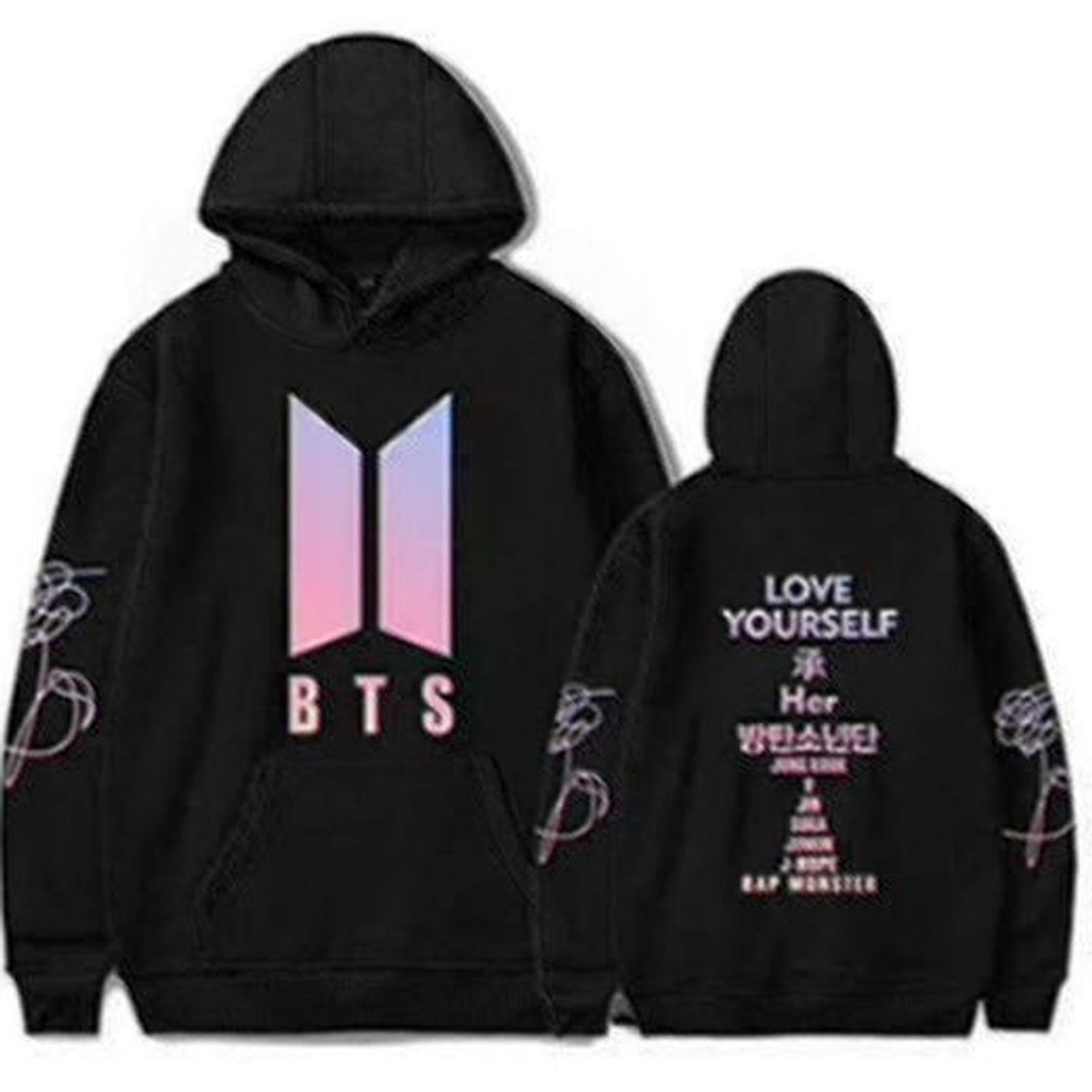 Moda LVTIAN Unisex KPOP BTS Love a ti Mismo su Sudadera con Capucha,