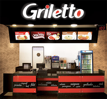 Restaurantes Griletto shopping Curitiba