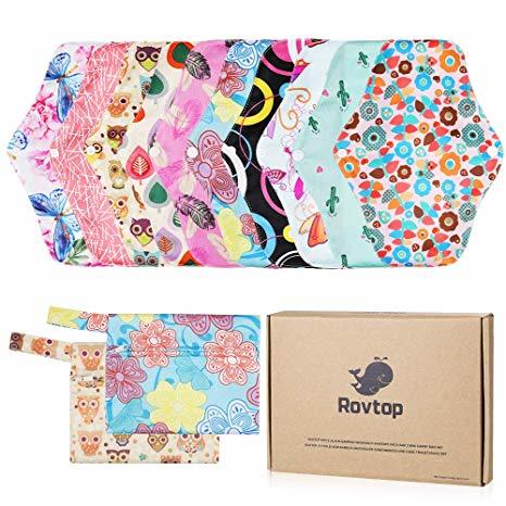 Rovtop 10PCS 25.4 cm Reutilizables de Carbón de Bambú 