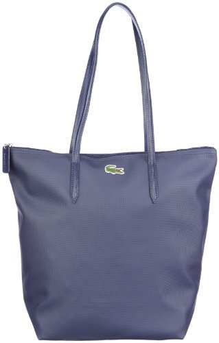 Social Lacoste Women Handbag, Bolso Tote para Mujer, Azul-Blau