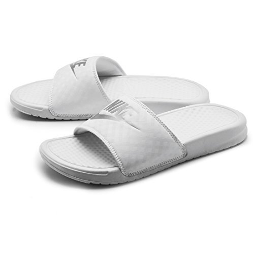 Social ChÃ¡ncla Muje Nike Benassi Blanco-Plata 40 5