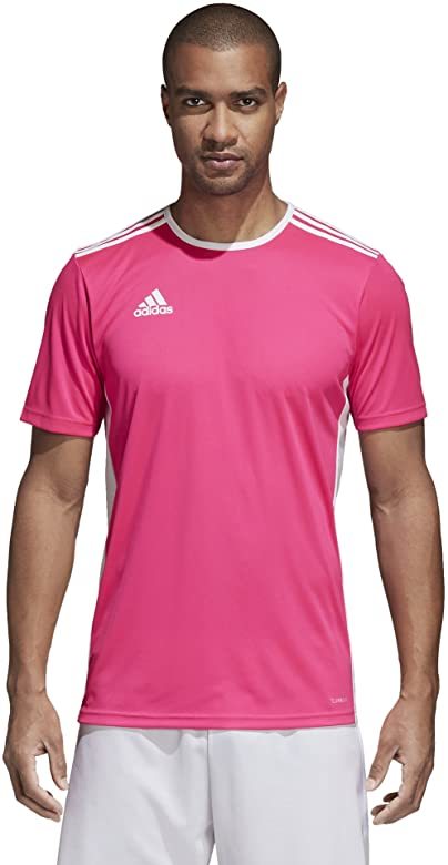Social adidas Entrada 18 JSY Jersey de Fútbol de Manga Corta, Hombre, Negro