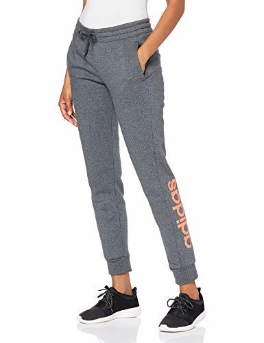 Social adidas Essential Liniar Pants Women Pantalones de Deporte, Mujer, Gris