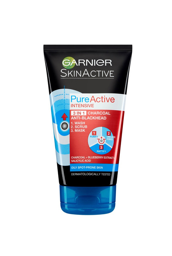 Product Máscara 3 em 1 carvão pure active intensive 