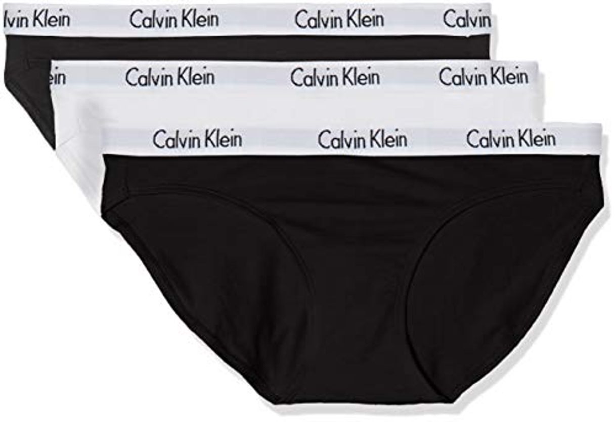 Fashion Calvin Klein Bikini 3pk Braguita, Negro