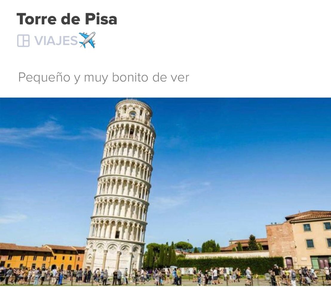 Lugar Torre de Pisa