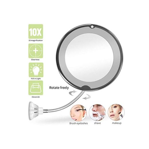 TTZY Espejo LED Espejo de Maquillaje con luz LED Espejo de vanidad