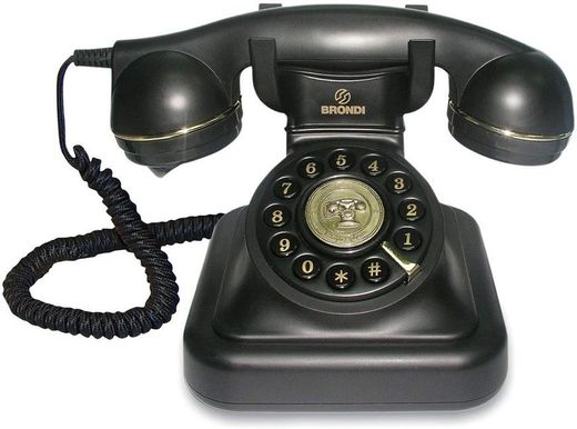 Tiptel vintage phone, antique, retro, dial. Works.