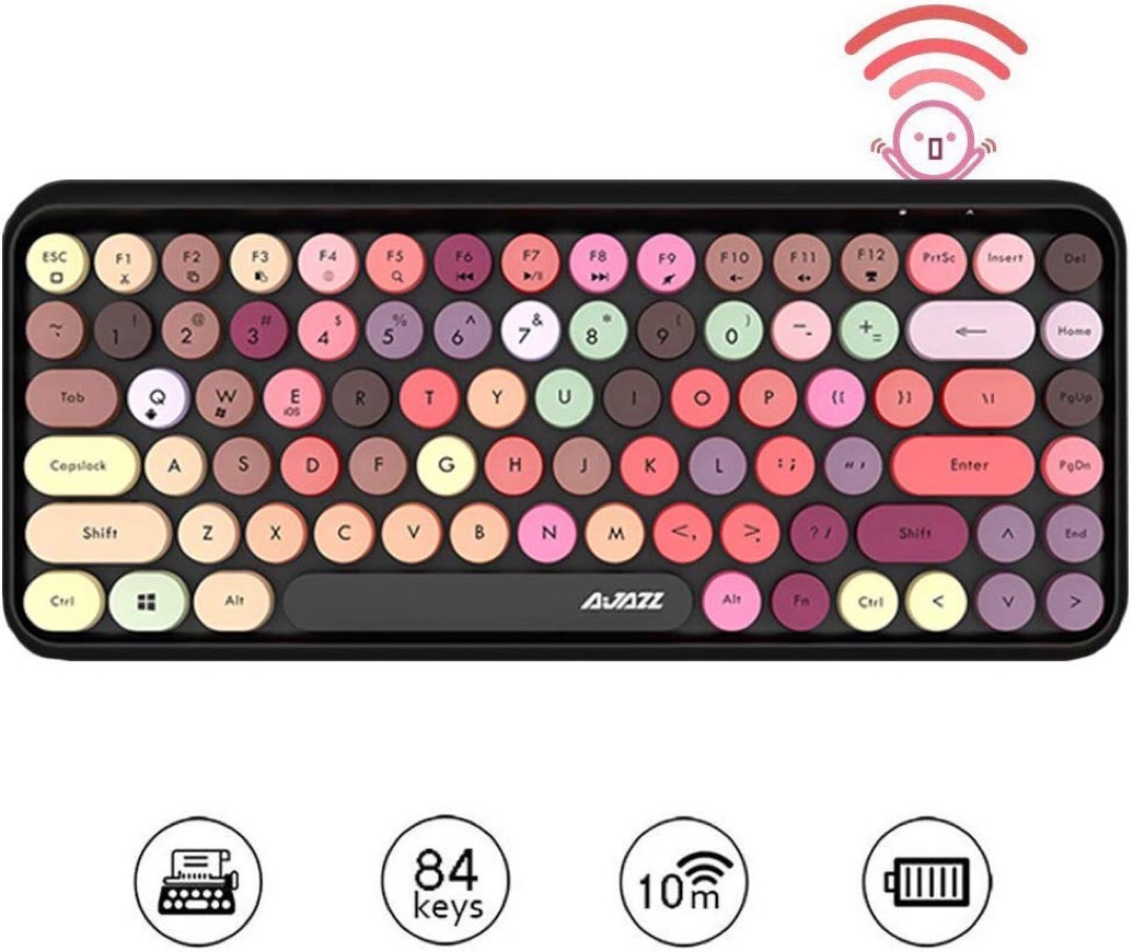 Moda Pallet colour keyboard, Bluetooth, Unique styles