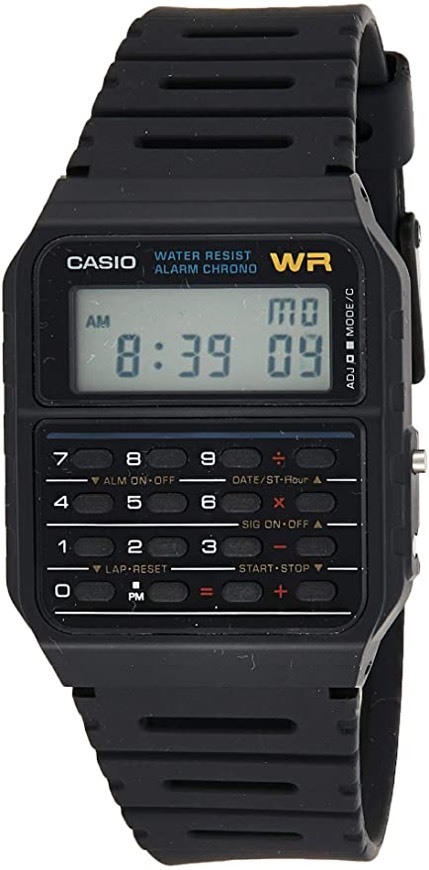 Moda Casio Calculator Watch