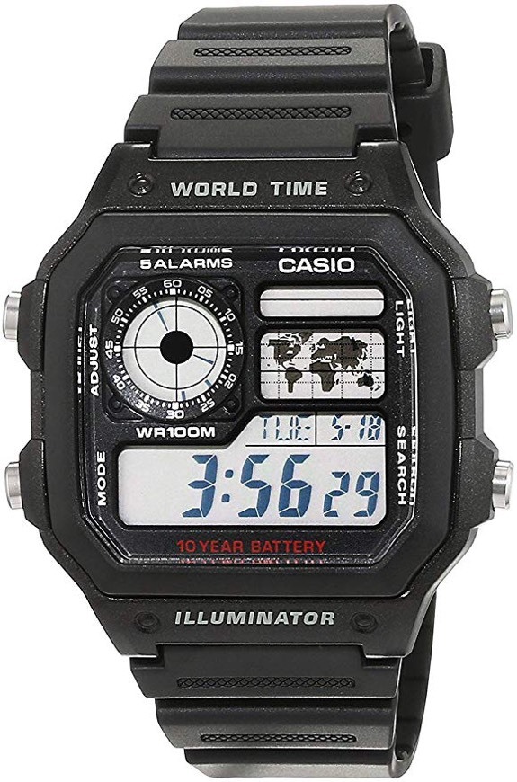 Moda Casio World Time Vintage Watch