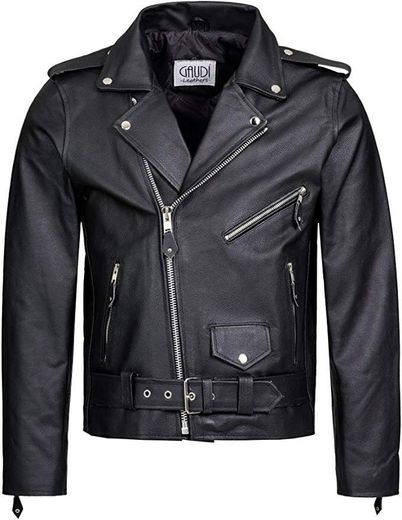 Vintage Leather Biker Jacket, Brando Style.