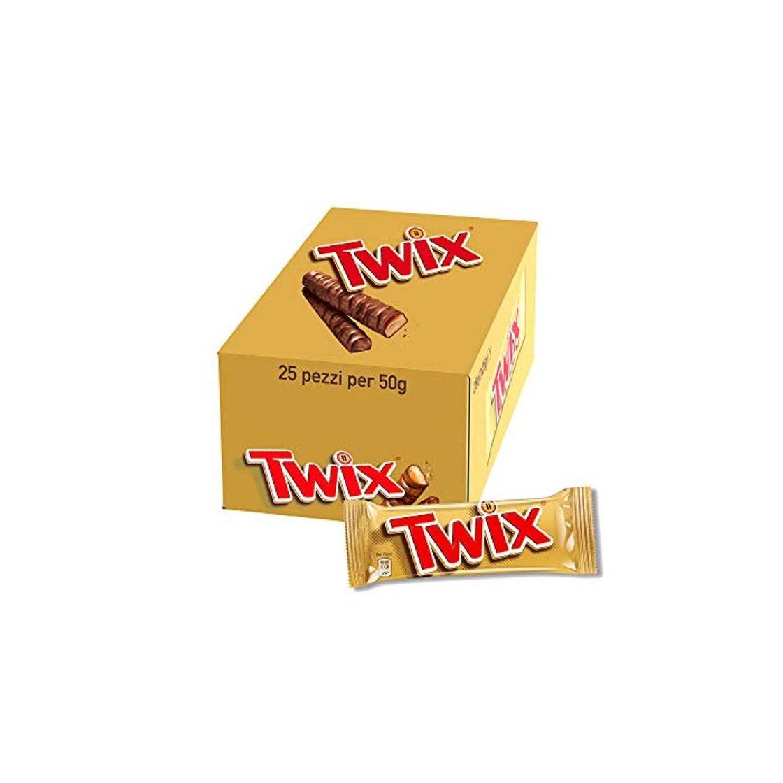 Social TWIX cerrojo de chocolate 25 X
