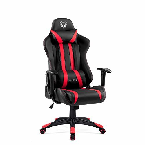 Social Diablo X-One Gaming Silla de Oficina Mecanismo de inclinación cojin Lumbar y