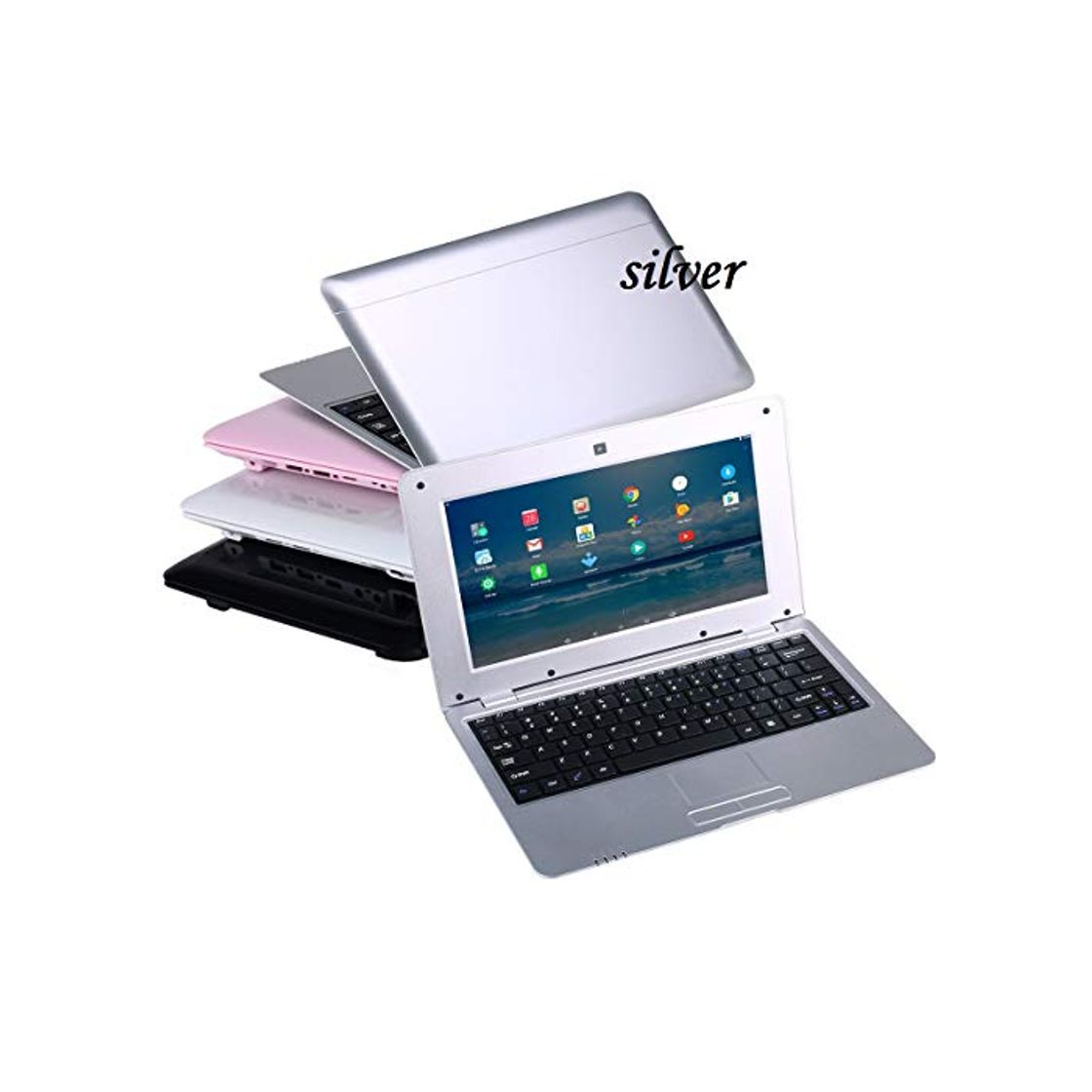 Social BIGMAC Computadora portátil de 10.1 pulgadas,Android 6.0,Ordenador portátil de cuatro dígitos,8 GB