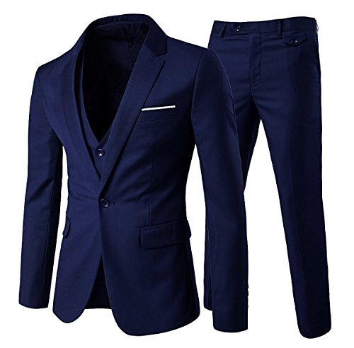 Productos Trajes para Hombres 3 Piezas Elegante Traje de Estilo Occidental Blazer Chalecos