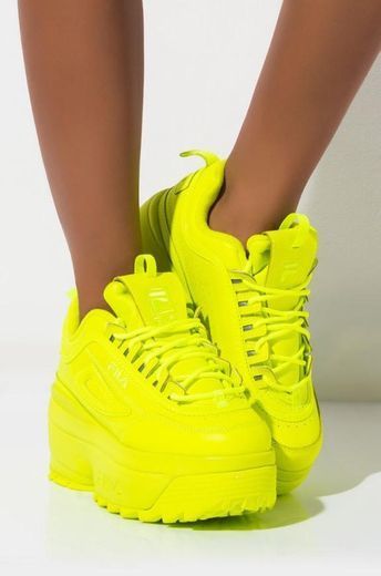Social FILA Neon Platform 💚