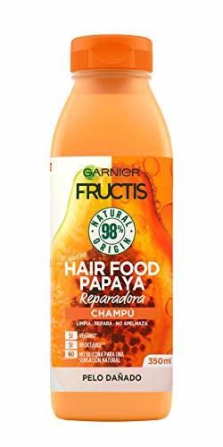 Garnier Fructis Hair Food Champú de Papaya Reparadora para Pelo Dañado