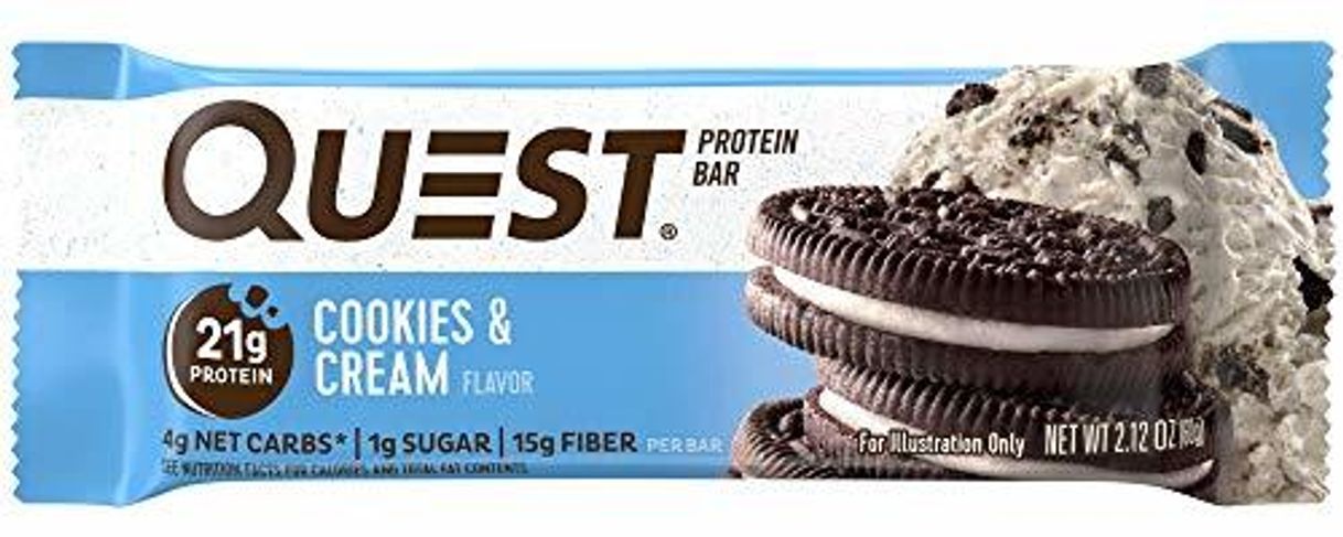 Belleza Quest Nutrition Quest Bars Cookies & Cream