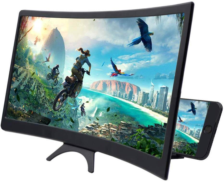 Social Amplificador de ecrã curvo de 12" para smartphone