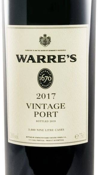 Vinho do Porto Warres Vintage 2017

