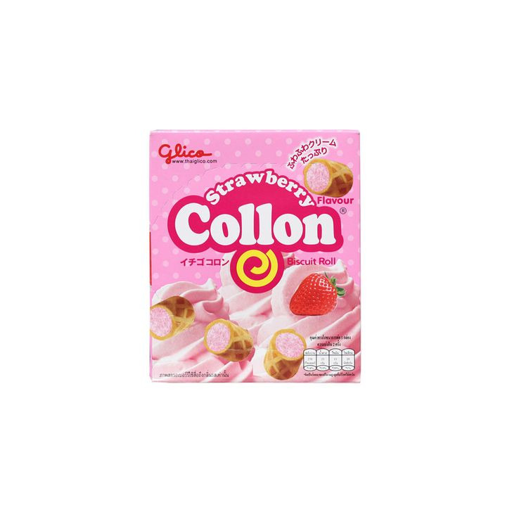 Productos Glico Collon Strawberry Cream Biscuits