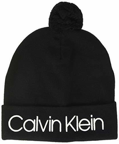 Fashion Calvin Klein Pop Pom Beanie Gorro de Punto,