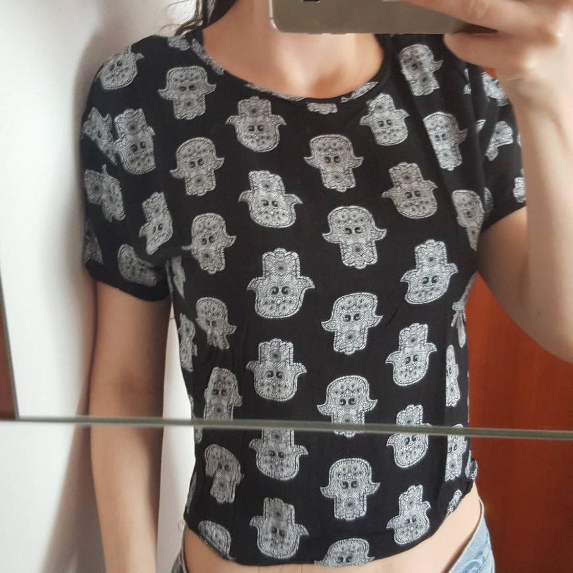 Moda Crop top mano de Fátima. Talla S. 1€