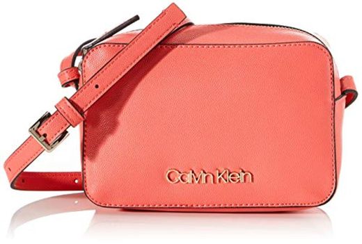 Calvin Klein - Ck Must Camerabag Cav, Bolsos bandolera Mujer, Rojo