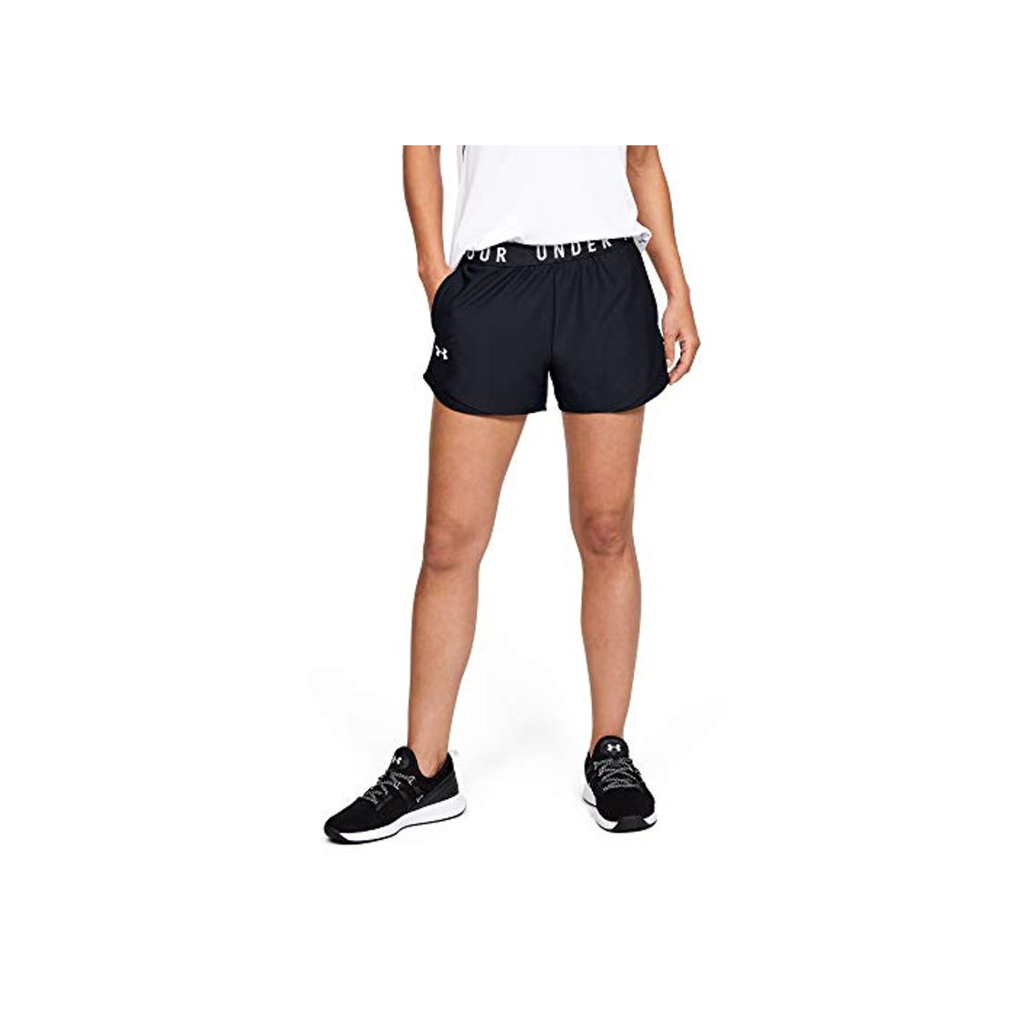 Producto Under Armour Play Up P Pantalones Cortos con Bolsillos, Mujer, Negro