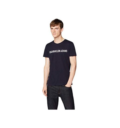 Calvin Klein Jeans Core Institutional Logo Slim tee Camiseta, Azul