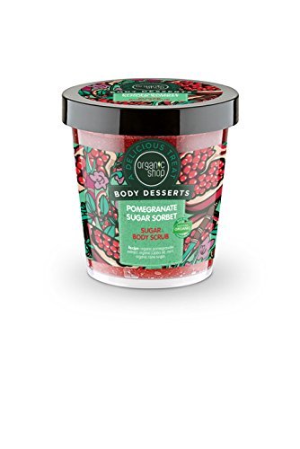 Organic Shop Exfoliante Corporal de Azúcar Sorbete de Azúcar de Granada