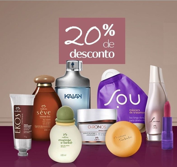 Social Natura produtos de beleza e higiene pessoal. 
