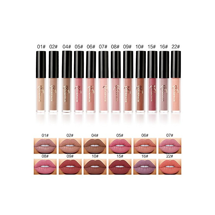 Product Labios Nude Matte Liquid Lipsticks Afflano