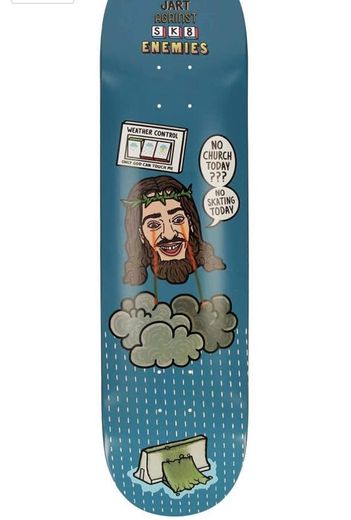 Jart Against Sk8" Enemies 8.0" LC CFK x Skateboard Deck