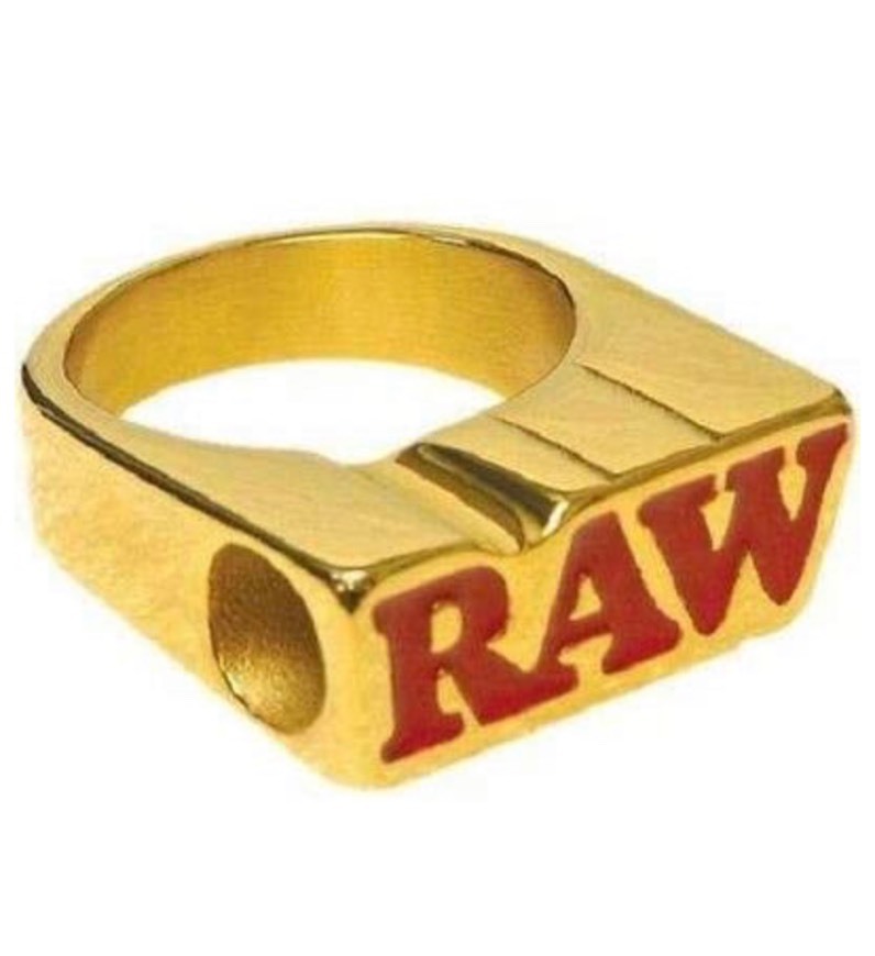 Fashion Raw Rolling Papers 24k Gold Plated Smoker Ring Gift Collecto