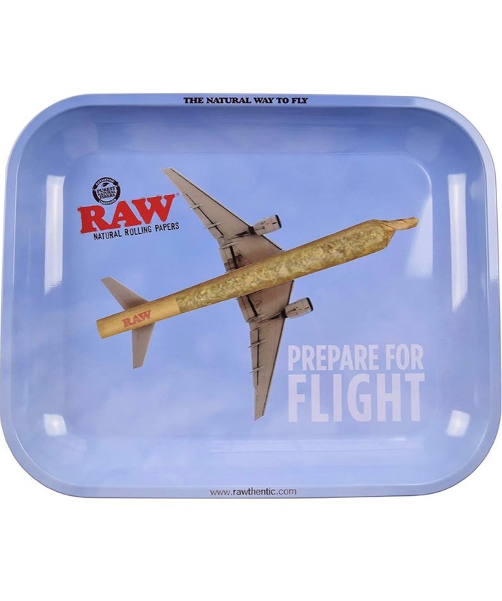 RAW Prepare for Fight - Bandeja de metal para liar cigarrill