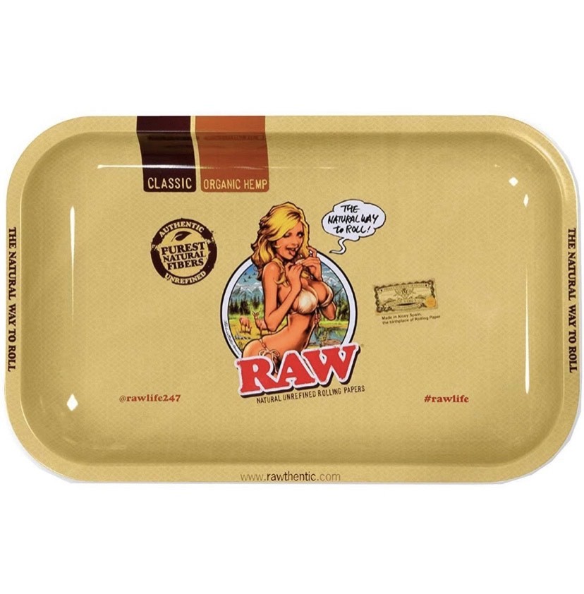 Bandeja de Liar Rolling Tray RAW Small RAW GIRL (275x175mm)