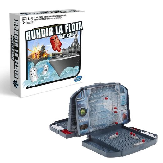 Hasbro Gaming- Hasbro Hundir La Flota, Juego de Tablero, Multicolor, única
